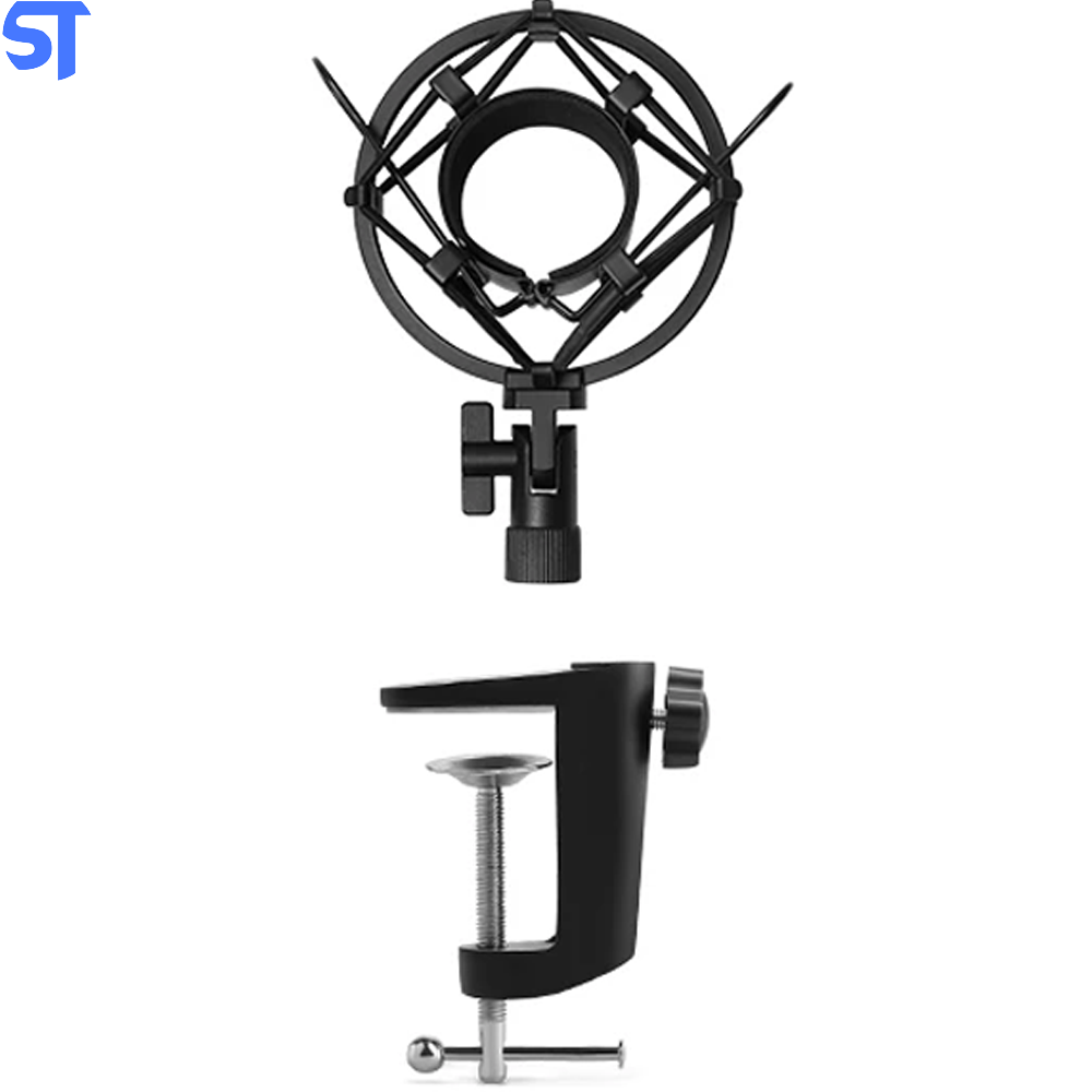 Microfone Condensador Uhuru Xlr, Profissional, Para Estúdio, Kit De Podcasts, Transmissões E Gravações De Youtube